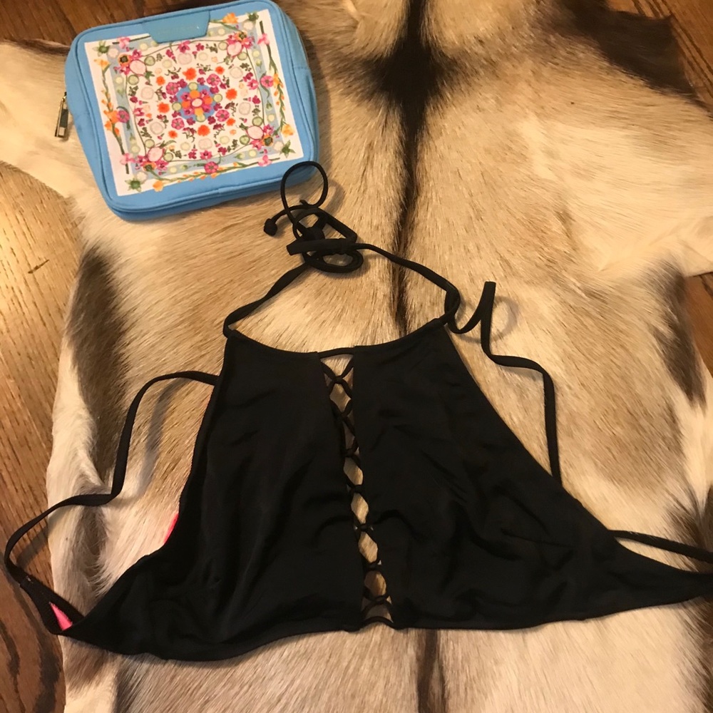 High neck bikini top